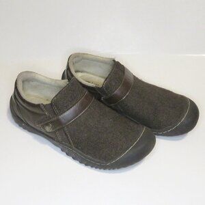JBU Jambu Blakely Brown Comfort Shoe Women's Slip-on Memory Foam Loafer size 9